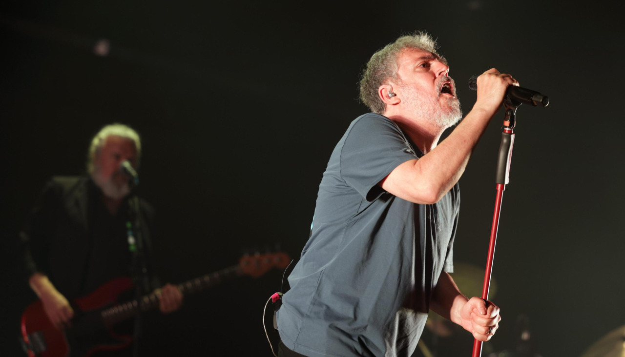 Iván Ferreiro, durante su actuación en el Coliseum