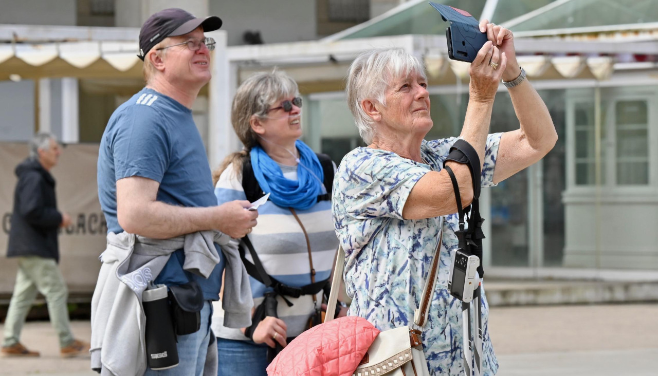 Turistas en María Pita
