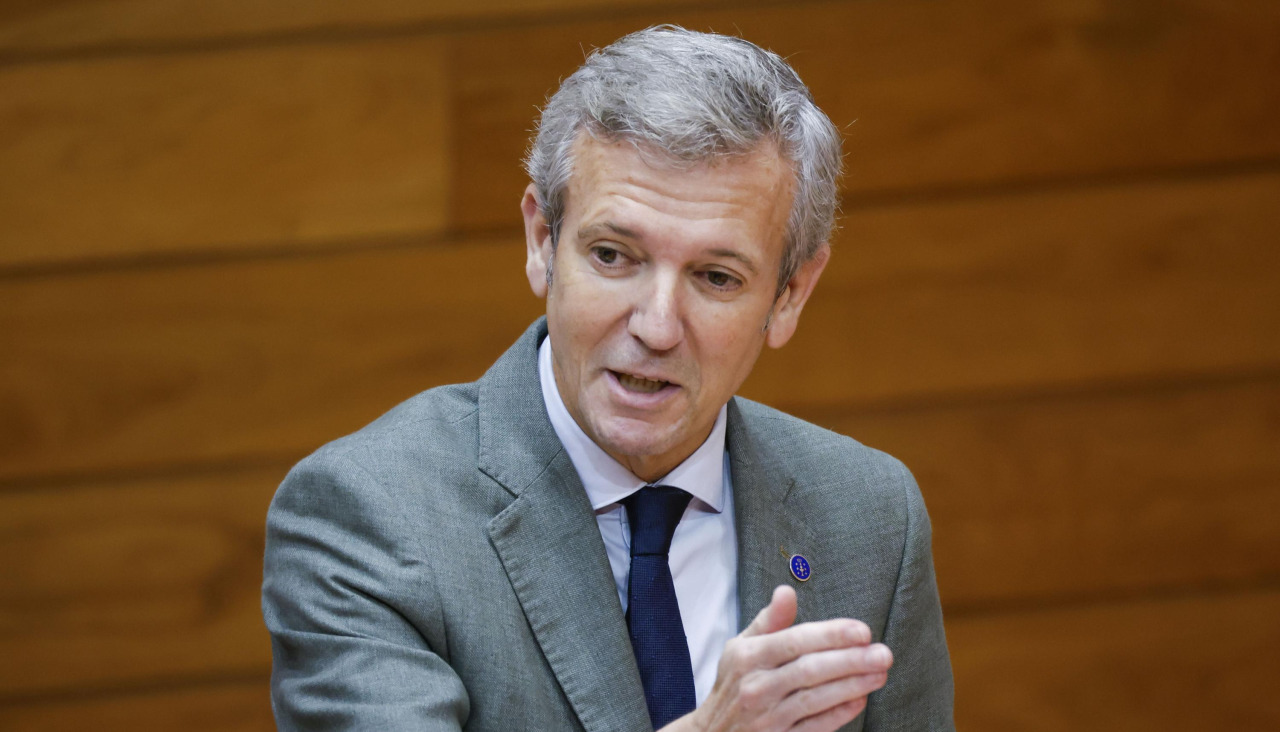 Rueda, durante a súa intervención deste mércores no Parlamento