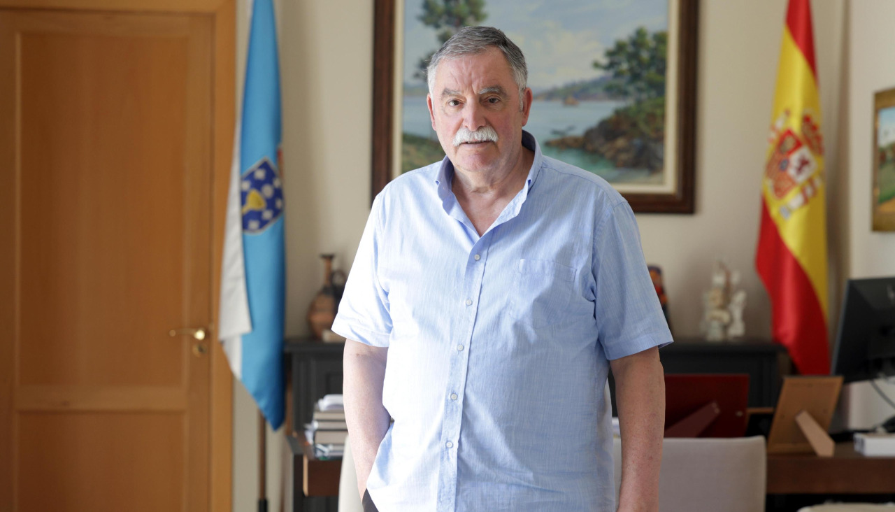 Ángel García Seoane, alcalde de Oleiros