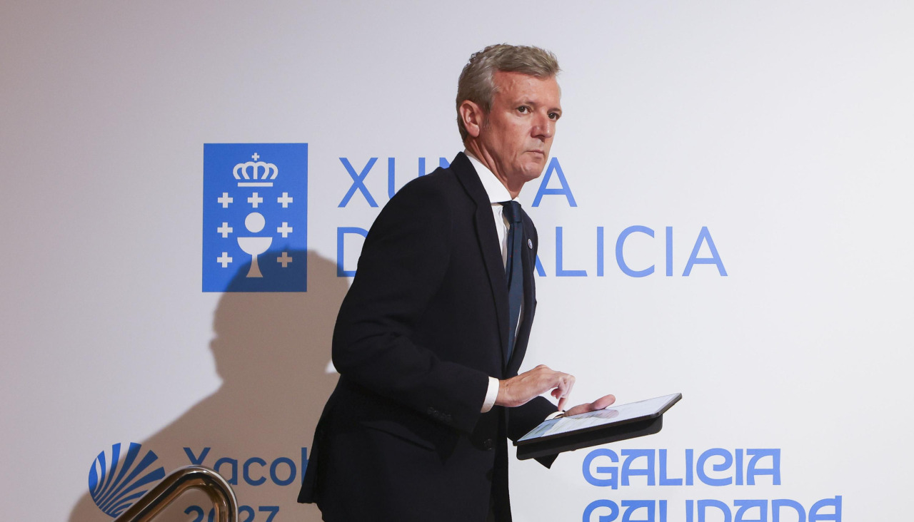 Rueda, este luns, tras a reunión do Consello da Xunta