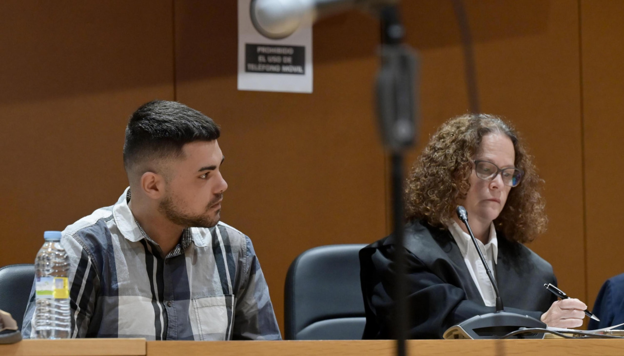 José Luis Franco, autor confeso de la puñalada mortal, en la tercera sesión del juicio