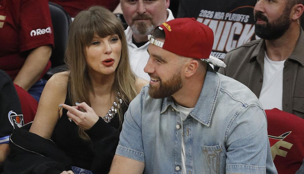 Taylor Swift y Travis Kelce atienden a un partido de la NBA en Cleveland el pasado 26 de mayo