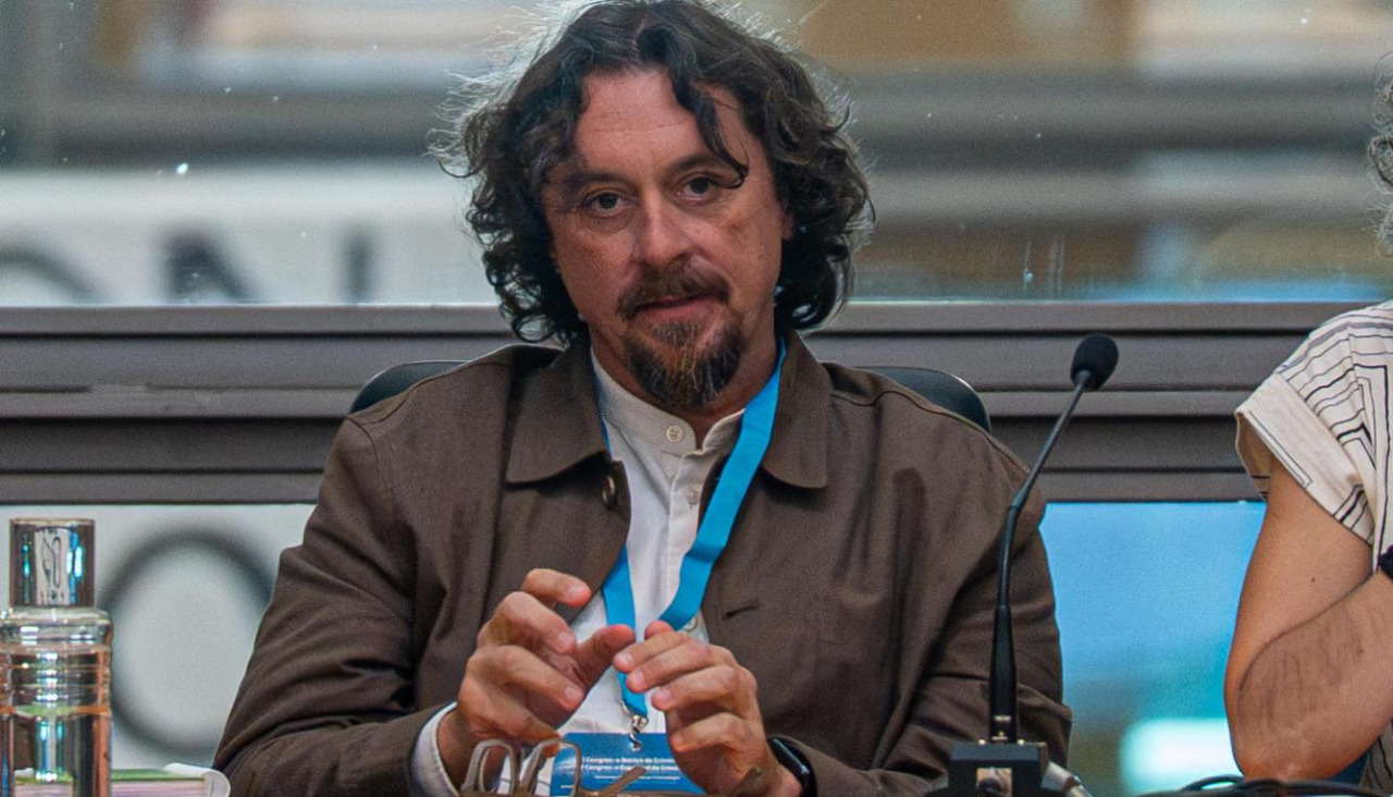 Máximo Sozzo, este jueves, en el I Congreso Ibérico de Criminología