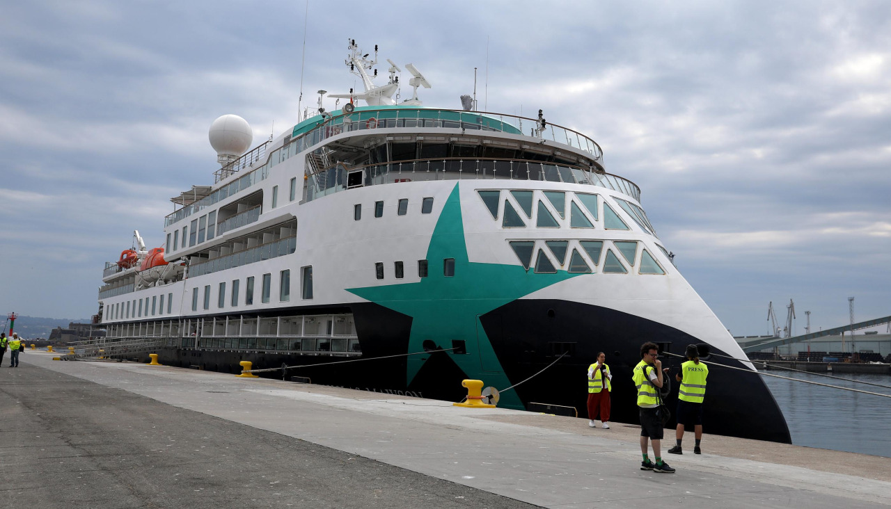 El ‘Douglas Mawson’, durante su estancia en A Coruña