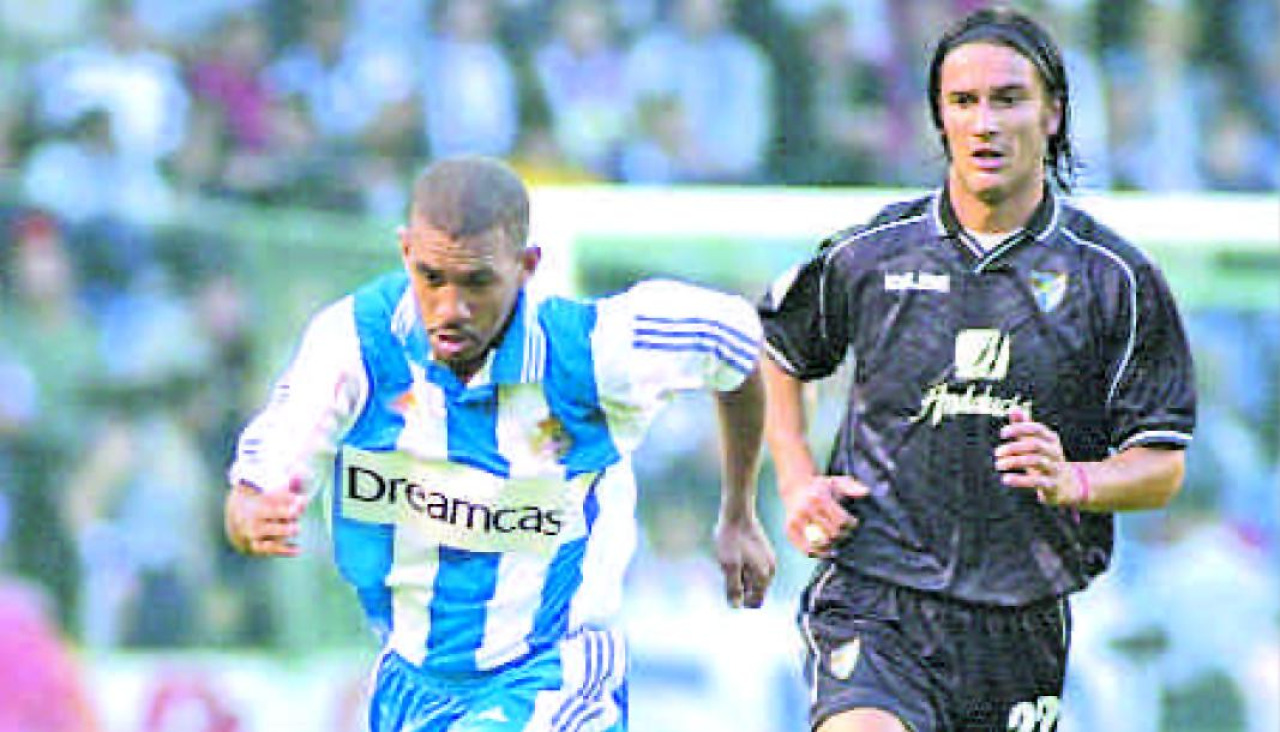 Djalminha, durante el último partido de la Liga 2000/2001
