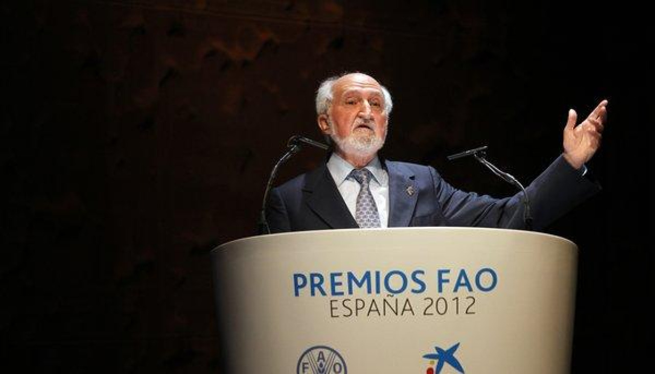 Pepe Esquinas, durante una intervención en los Premios FAO