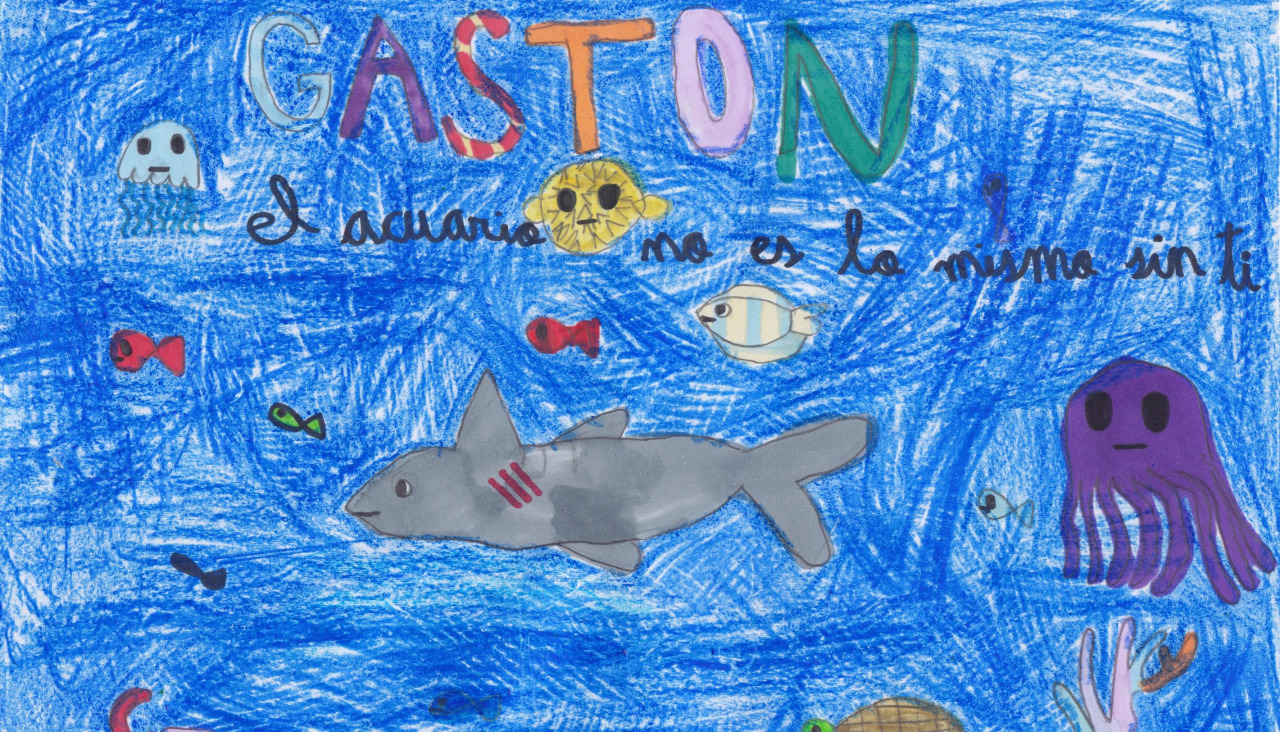 Dibujo de Gastón hecho por Blanca, de 8 años