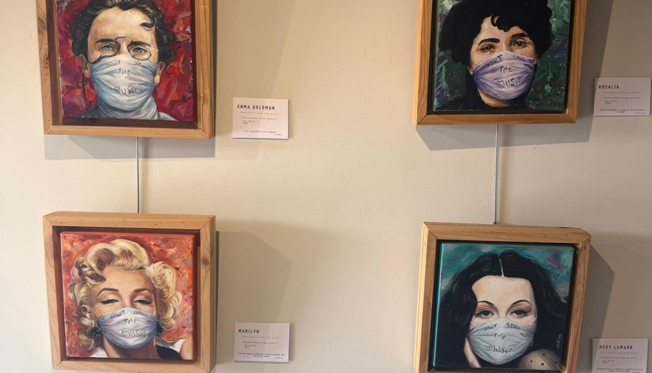 Obras de la muestra
