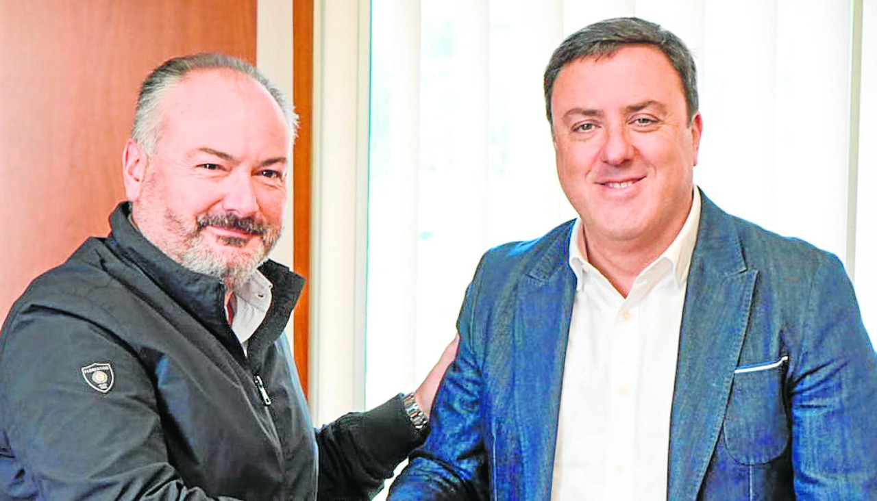 Rioboo y Formoso, durante un acto