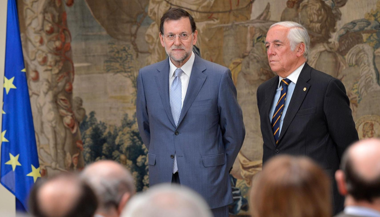Rajoy preside la toma de posesión del alto comisionado de la Marca España Carlos Espinosa de los Monteros