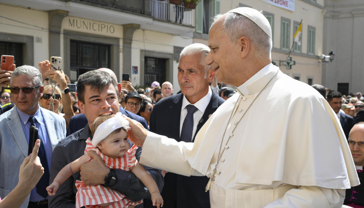 El Papa, durante un acto el pasado domingo en Castel Gandolfo