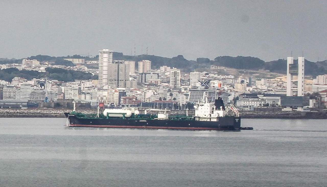 Vista del puerto de A Coruña