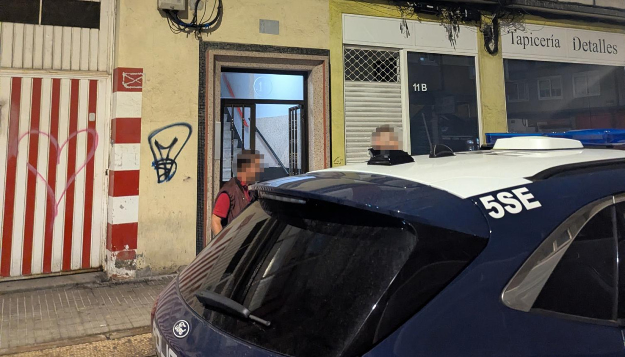 Los agentes se desplazaron hasta el lugar