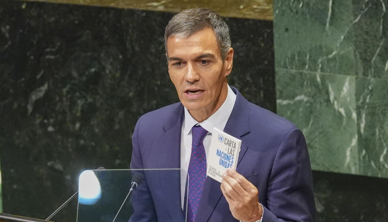 El presidente del Gobierno de España, Pedro Sánchez