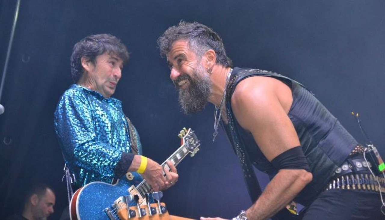 Tucho y Fran Velo (Heredeiros da Crus), en la edición del Rock in Cambre 2025