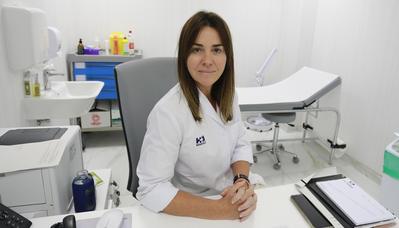 Julia Rodríguez, en el policlínico de HM en la Ronda de Nelle