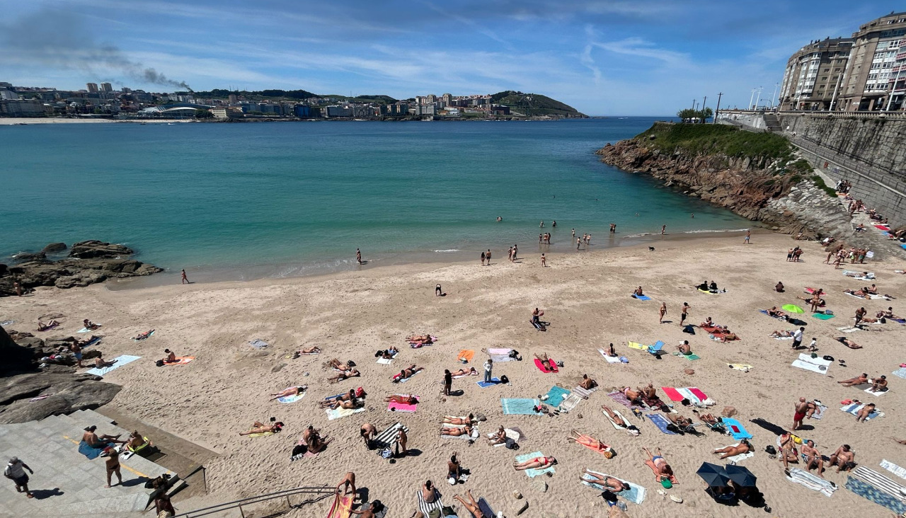 Playa de Matadero llena de bañistas pese al apagon