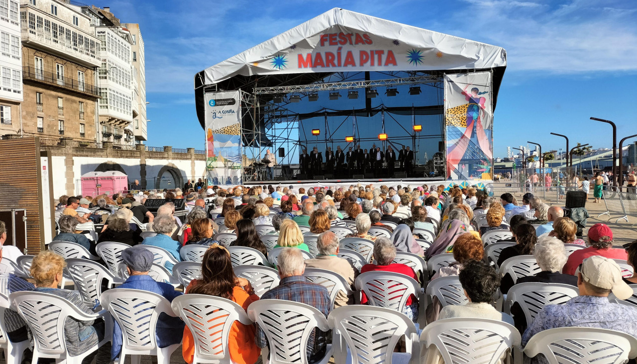 Habaneras en las fiestas de Maria Pita @Pedro Puig