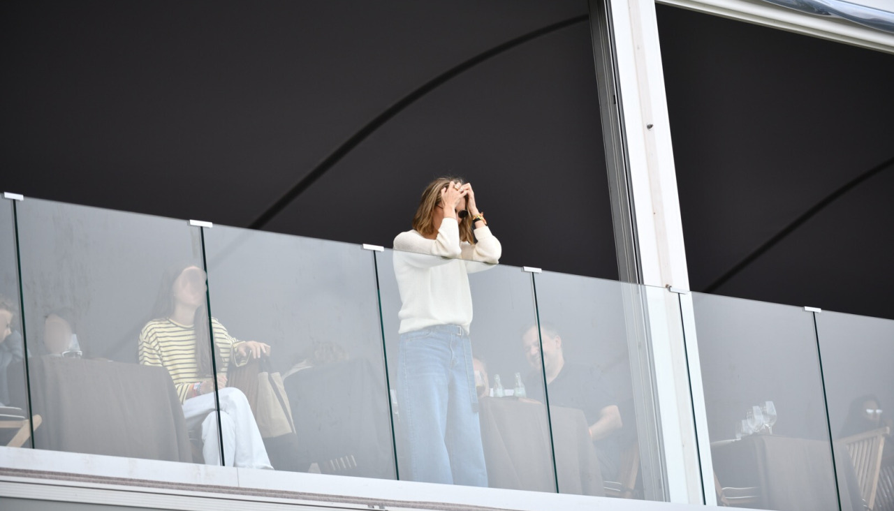Marta Ortega se lamenta por el error en último salto de Elwikke @Lucía Méndez