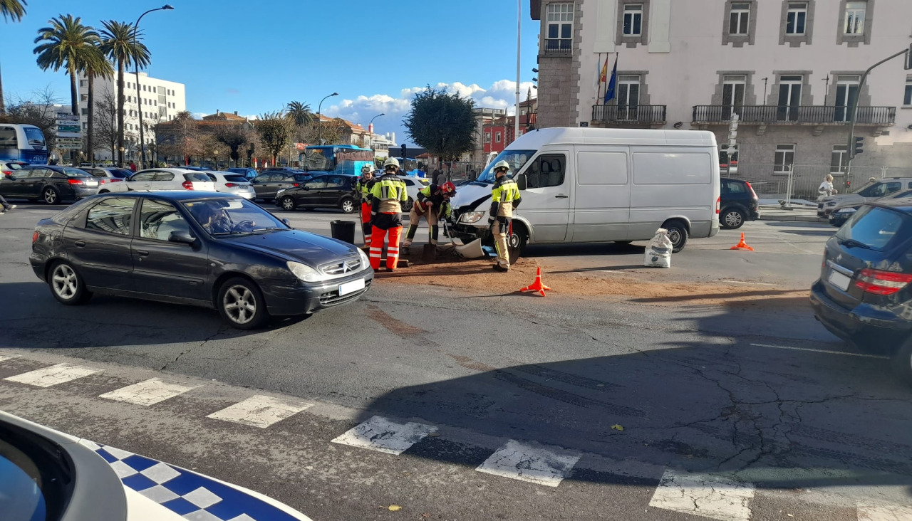 Accidente plaza ourense