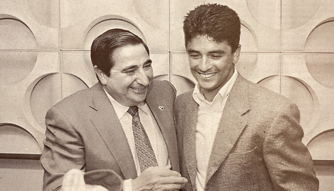 Lendoiro y Bebeto en 1997