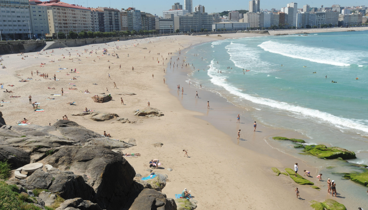 Orzán riazor playa pedro puig