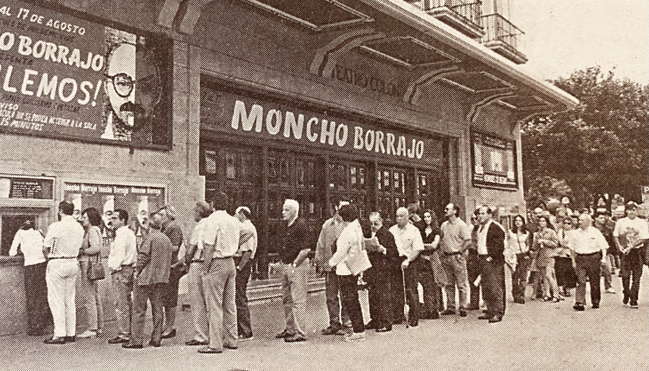 Moncho Borrajo en el teatro Colu00f3n en 1997