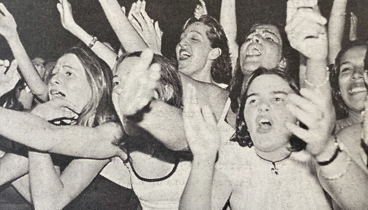 Fans de Ricky Martin en el concierto que dio en Coruu00f1a en 1997