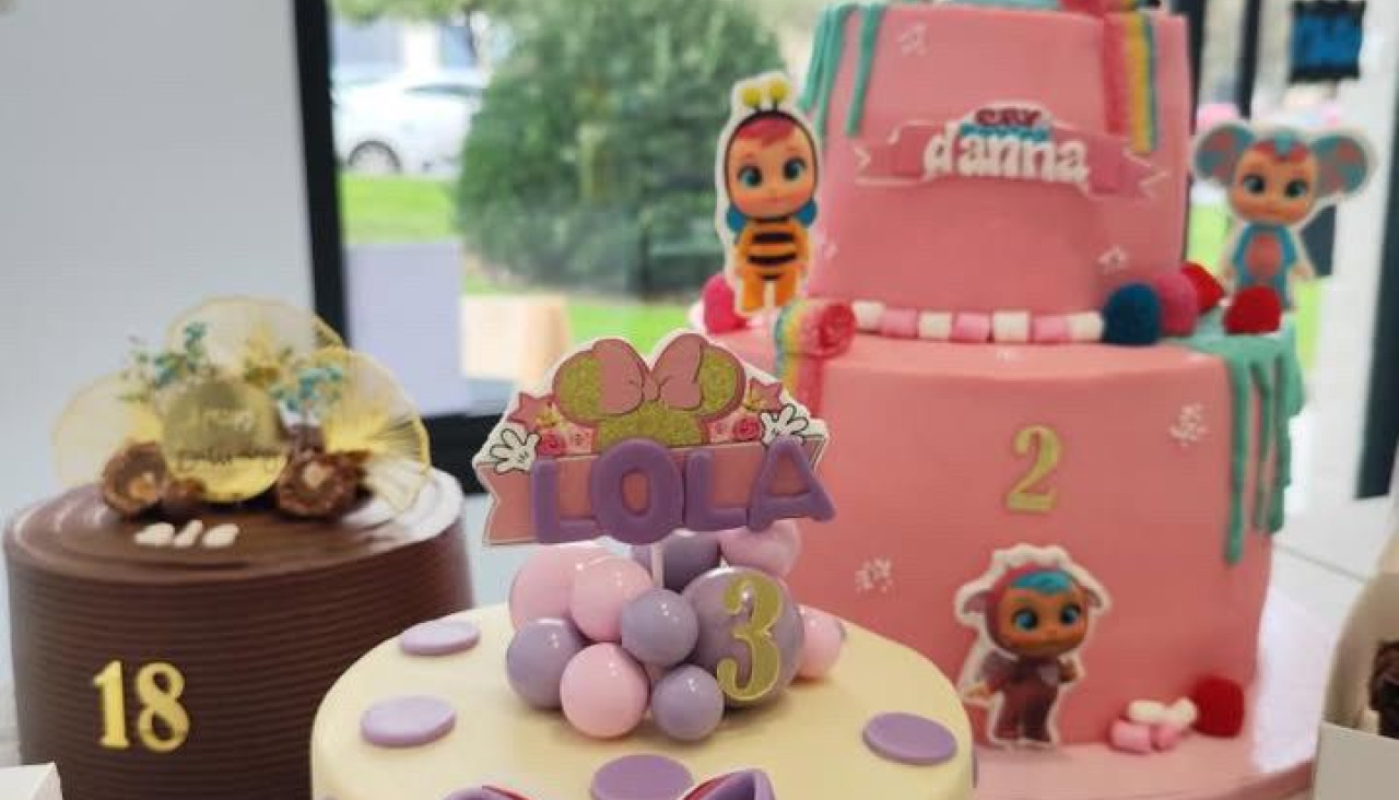 Algunas opciones de tartas elaboradas por Sugary club