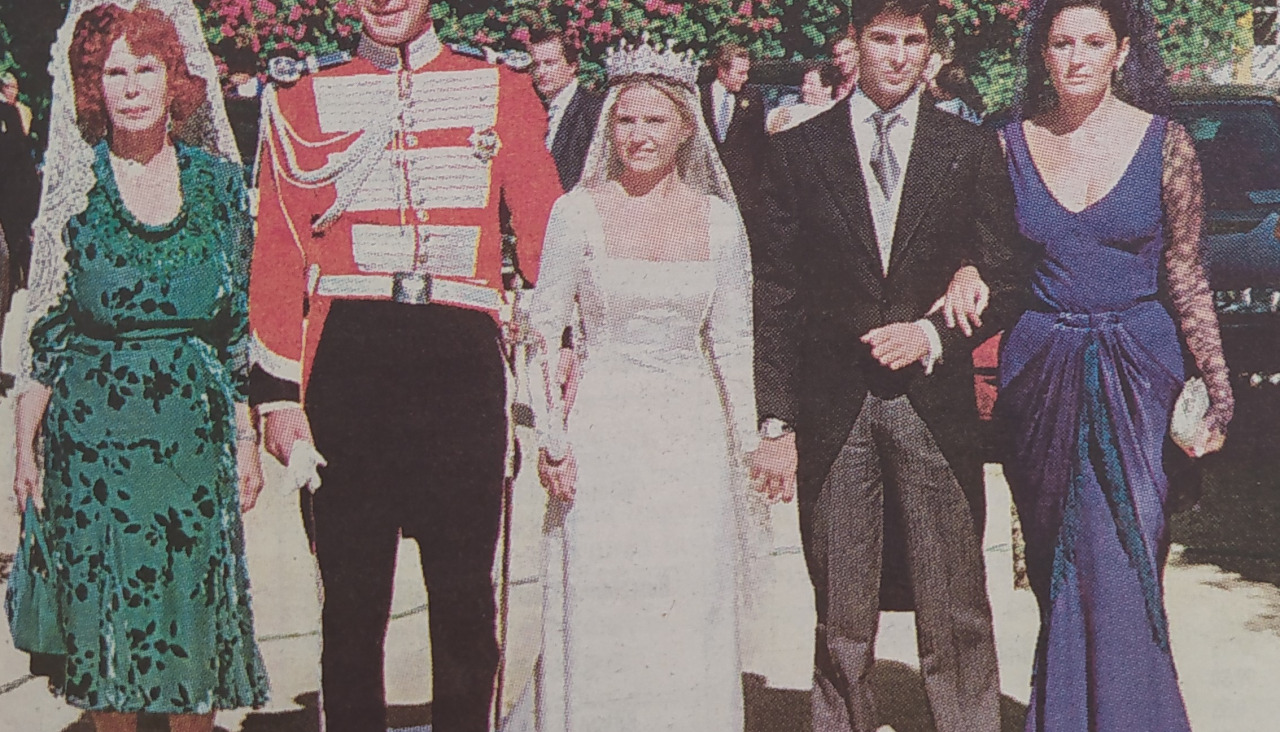 Fran Rivera y Eugenia boda 1998