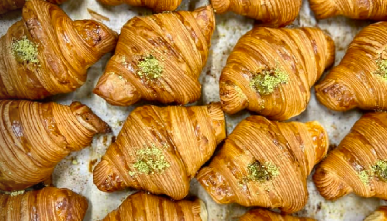 Croissant de pistacho de Habaziro