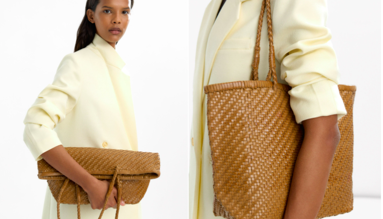 Bolso shopper de piel de Parfois 