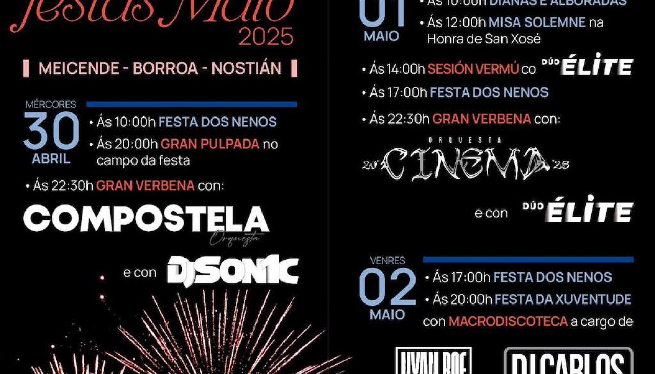 Fiestas en Meicende, Borroa y Nostiu00e1n