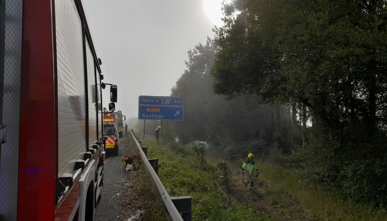 Accidente concello Aranga 1
