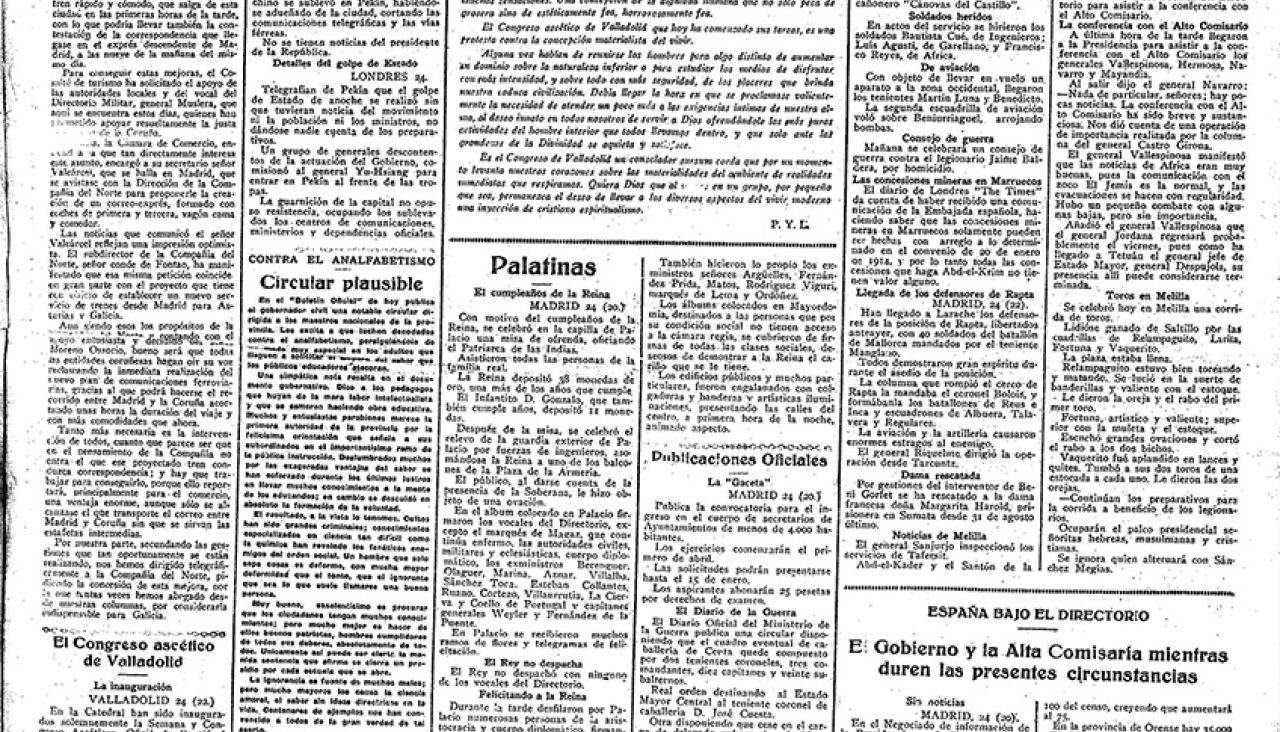 Portada 25 octubre 1924