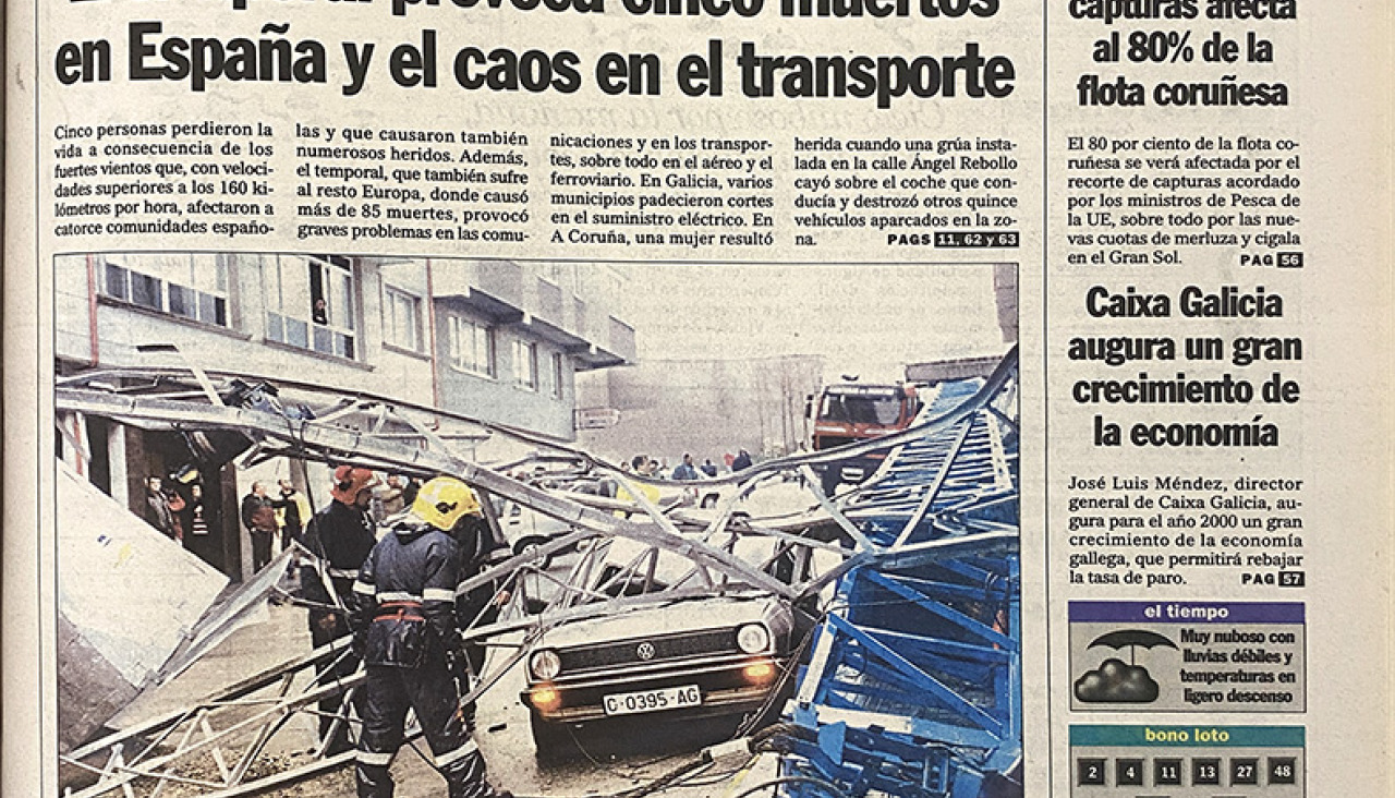 Portada 28 diciembre 1999