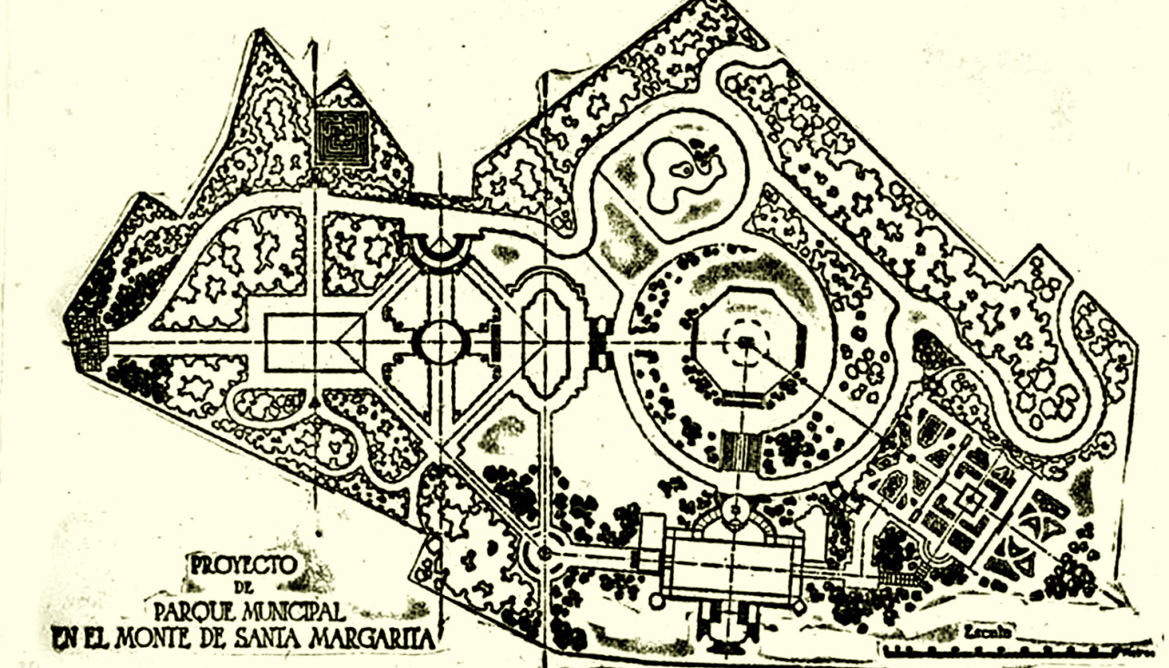 Proyecto de Gonzalez Cebrian para Santa Margarita en 1948