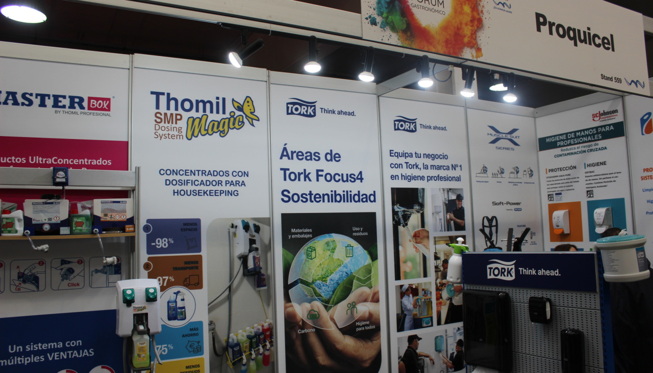 El stand de Proquicel en el Galicia Fou0301rum Gastronou0301mico. I LARA FONTELA 