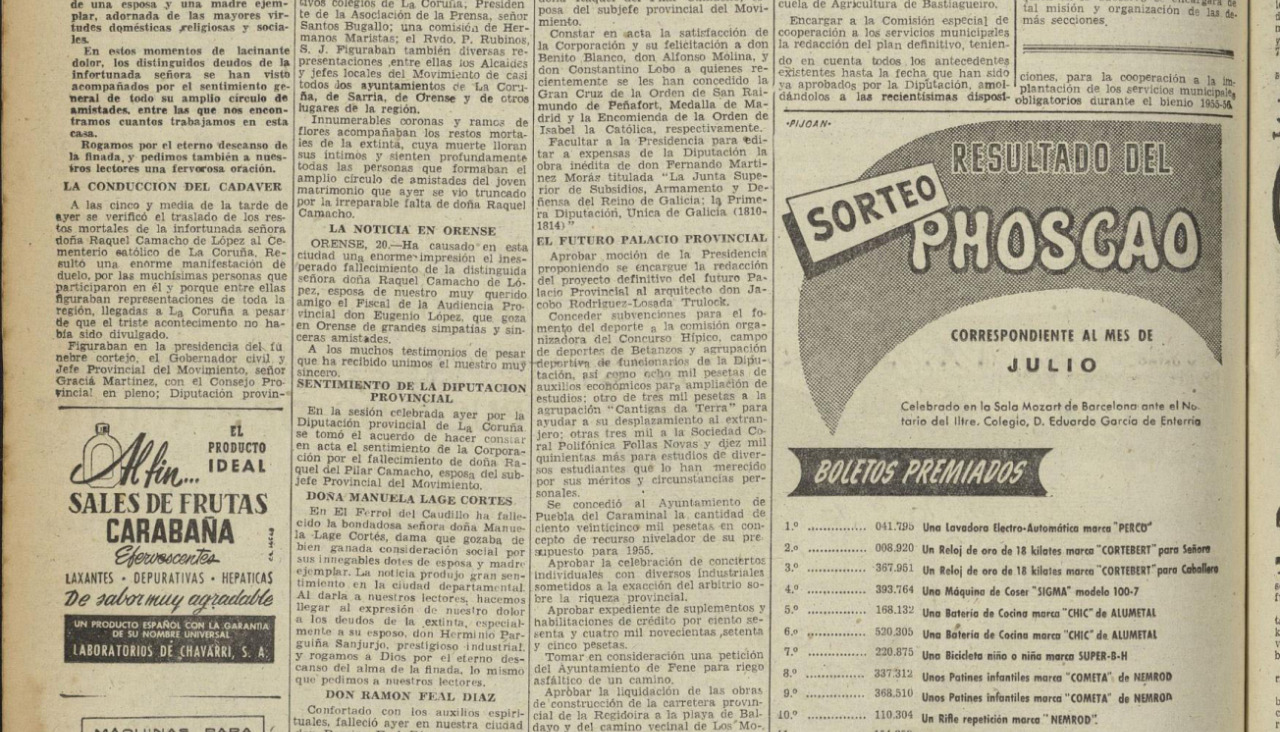 Periodico Ideal Gallego Muerte Raquel Camacho