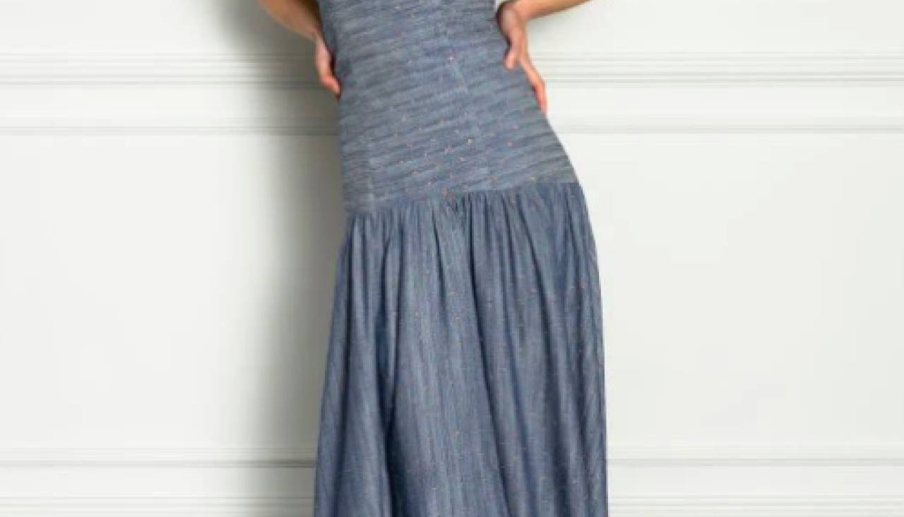 Vestido largo vaquero 