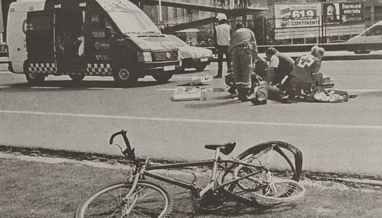 Ciclista fallecido en alfonso molina 1999
