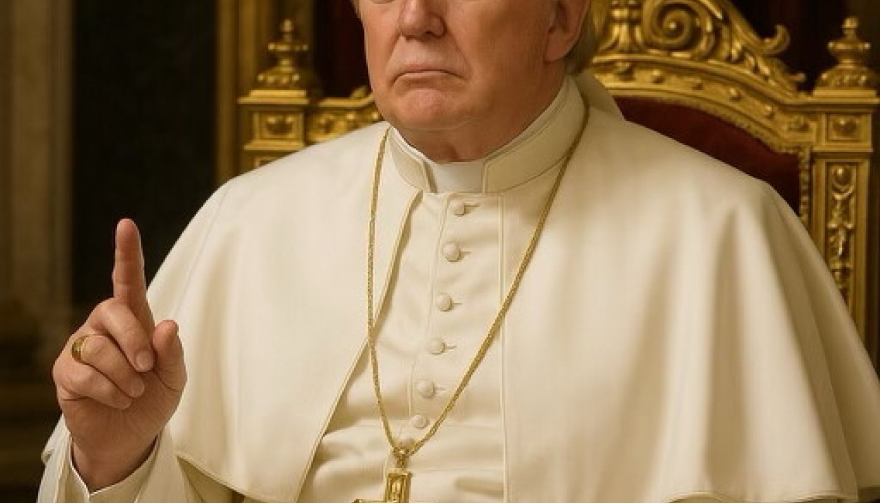 AME4628. WASHINGTON (ESTADOS UNIDOS), 02/05/2025.- Imagen hecha con inteligencia artificial (IA) tomada de la cuenta oficial de la red social Truth Social @realDonaldTrump que muestra al presidente de Estados Unidos, Donald Trump. La imagen del gobernante estadounidense aparece mientras la Iglesia católica espera la celebración del cónclave que elegirá al nuevo pontífice, el próximo miércoles. EFE/ @realDonaldTrump /SOLO USO EDITORIAL/SOLO DISPONIBLE PARA ILUSTRAR LA NOTICIA QUE ACOMPAÑA (CRÉDITO OBLIGATORIO)