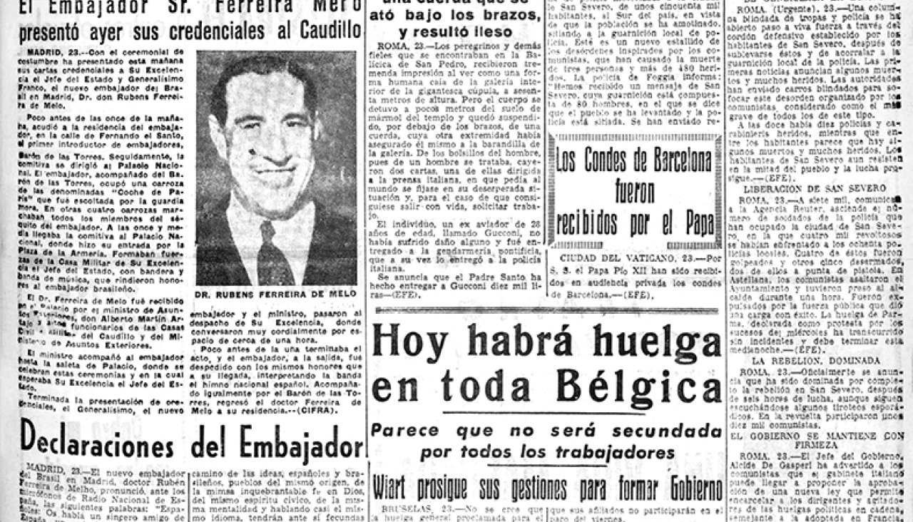 Portada 24 marzo 1950
