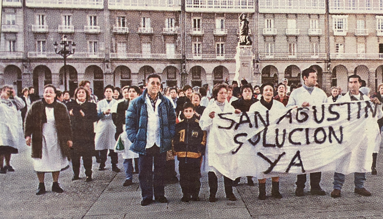 Manifestacion reforma plaza san agustin 1999