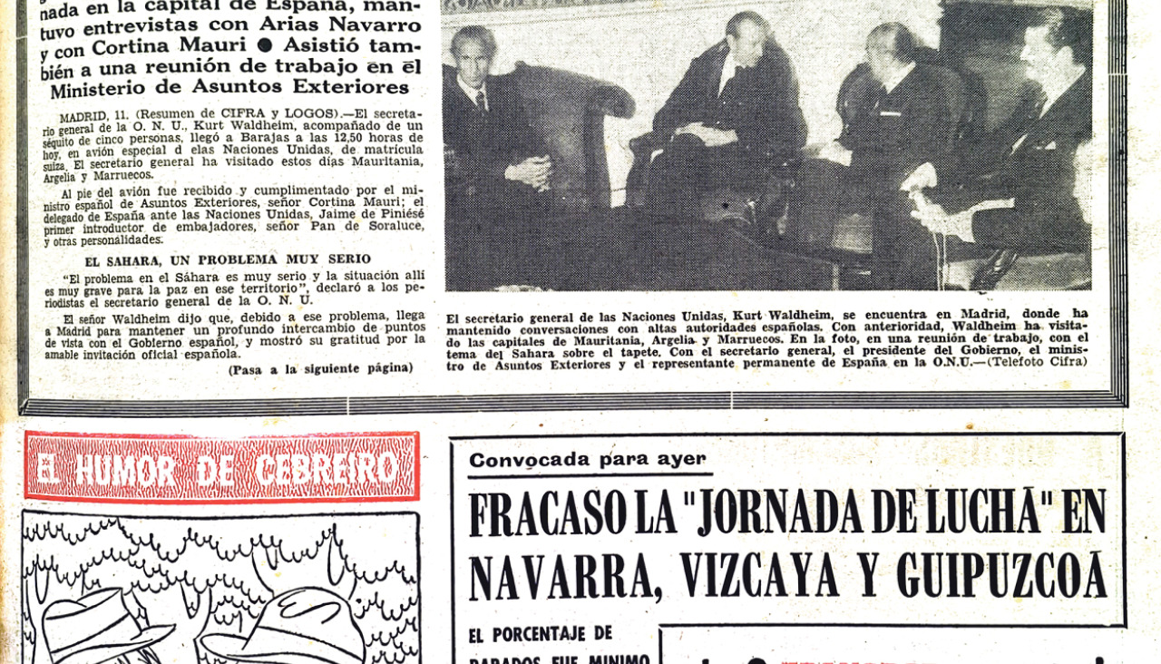 Portada 12 junio 1975