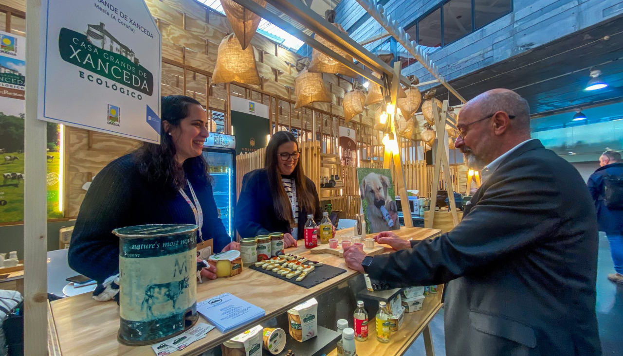 Stand de Casa Grande de Xanceda en el Galicia Fou0301rum Gastronou0301mico