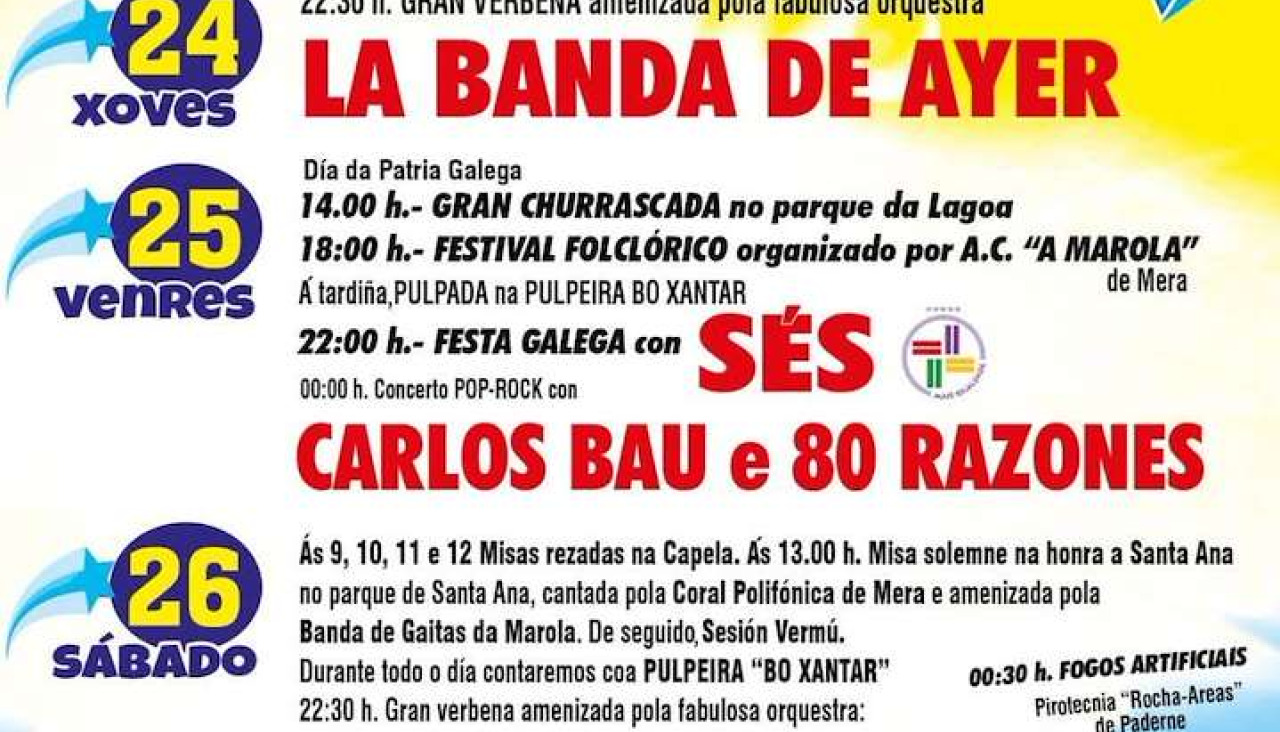 Fiestas de Santa Ana de Mera