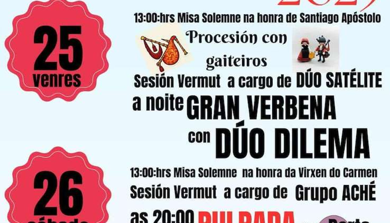 Fiestas del Apu00f3stol de Val de Barcia