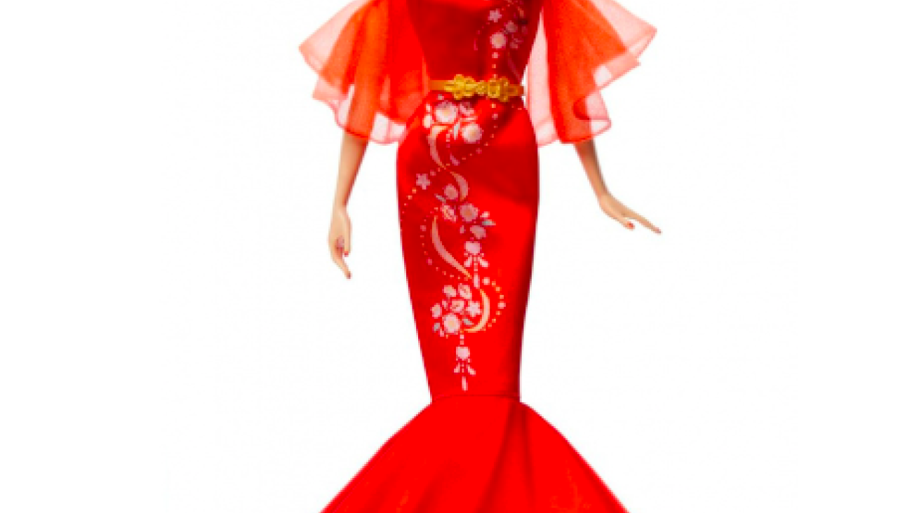 Munu0303eca Barbie del Anu0303o Nuevo Lunar 2025